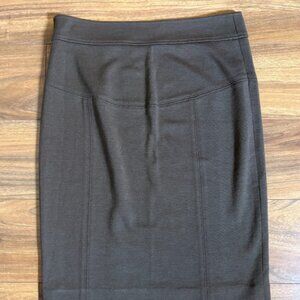Tory Burch Womens Brown Wool-Blend Pencil Skirt 🤎 Classic Designer Style